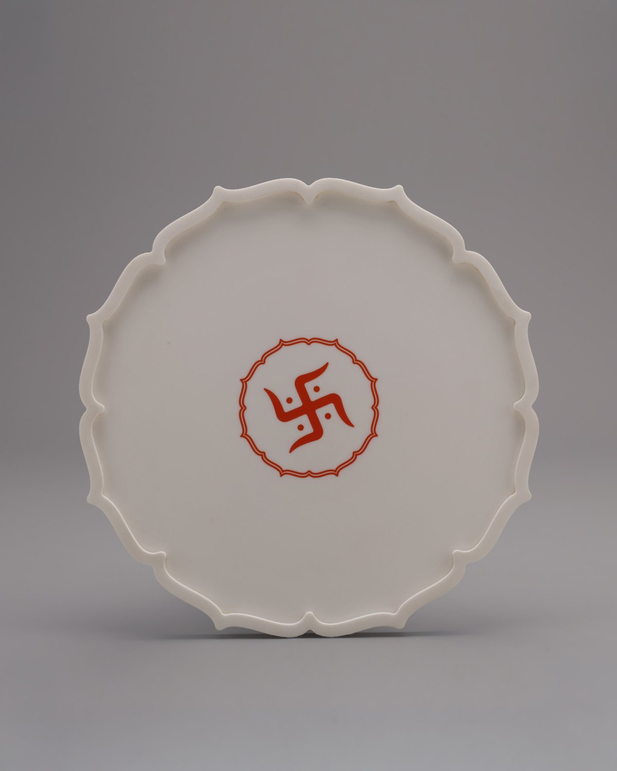 Swastik Pooja Decorative Thali
