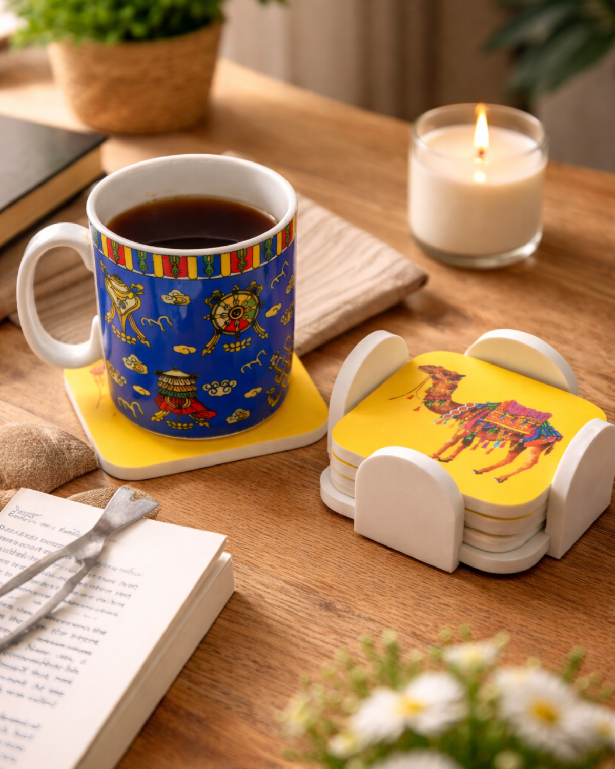 Camel Printed Coasters